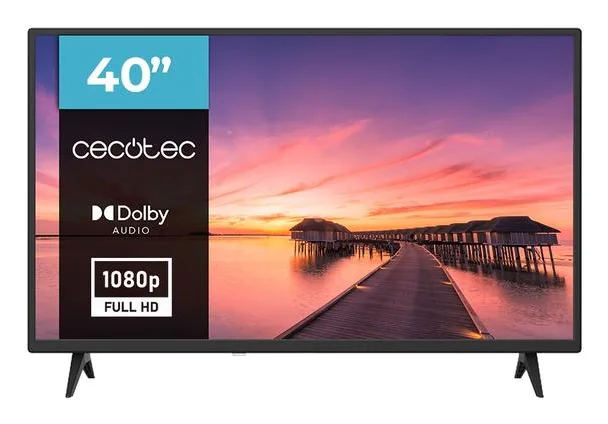 Cecotec 00993 TV 101,6 cm (40 ) Full HD Noir Très bon état