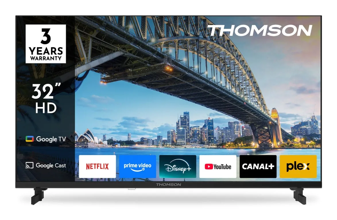 Thomson 32HG2S15 TV 81,3 cm (32 ) HD Smart TV Wifi Blanc Neuf