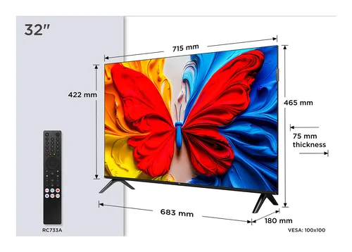 TV Tcl QLED 32S59K 80 cm 2025