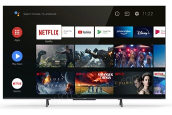 TV QLED TCL 55C722 139,7 cm 4K UHD Smart TV Argent Reconditionné