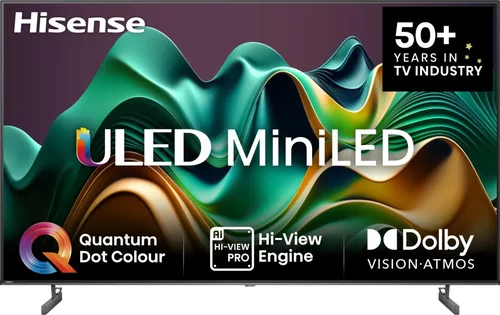 TV Mini LED QLED Hisense 65U6NQ 164 cm 4K UHD Gris anthracite