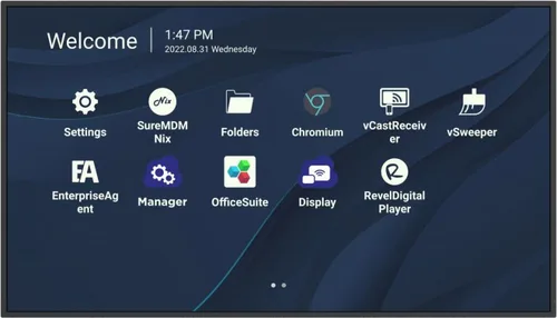 Viewsonic CDE4330 panneau d'affichage Noir Neuf