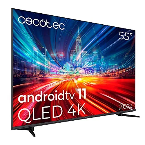 Smart TV LED Cecotec série V1 VQU11055 S, 4K UHD et HDR10 55