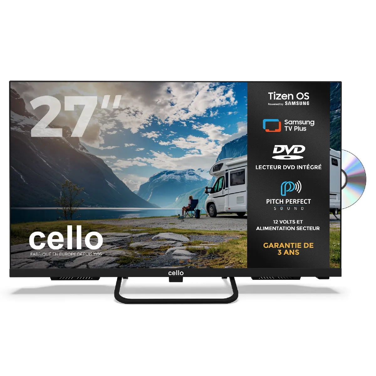 Cello Téléviseur Smart Traveller 27
