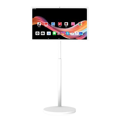 Écran intelligent mobile Aiorber 32 pouces tactile pivotant MTK8788 8 128 Go Android TV Blanc