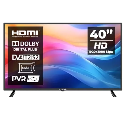 Téléviseur KIANO 40 Full HD 1080p 2x HDMI DVB T C