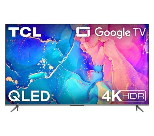 TV QLED Tcl 55C633 139 cm 4K UHD Aluminium brossé Reconditionné