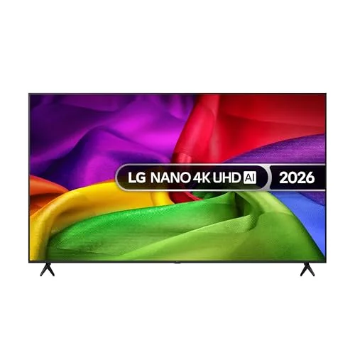 TV LG UHD AI 4K 2026 75NU80 55'' 190 cm webOS 26