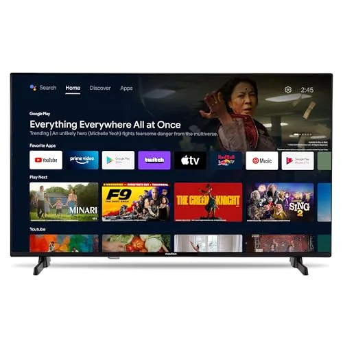 Téléviseur Full HD 108 cm (43 ) (Android TV Smart TV HDR Video PVR Bluetooth MD ) Digital Limitée H.264 H.265 (HEVC)