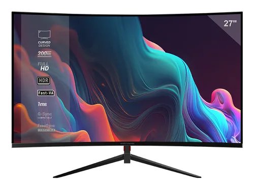 MARS GAMING Ecran incurvé 24' MV 27C Full HD 200Hz (Noir)
