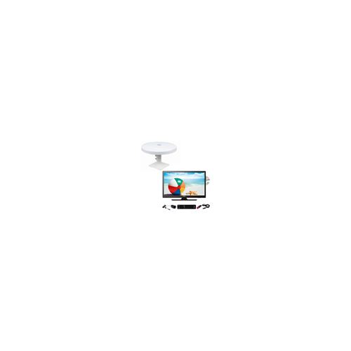 Pack antarion TV led 19pouces 48cm hd dvd intégré antenne tnt omnidirectionnelle