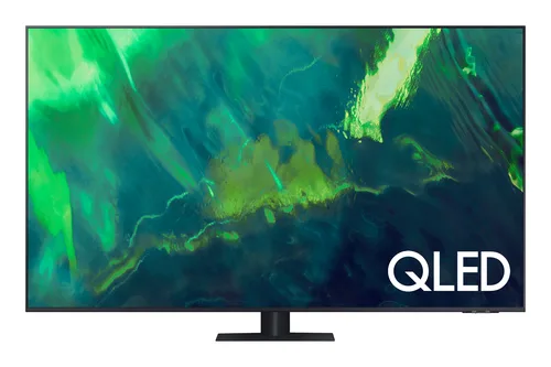 Samsung QE85Q70AAT Classe de diagonale 85 Q70A Series TV LCD rétro éclairée par LED QLED Smart TV Tizen OS 4K UHD (2160p) 3840 x 2160 HDR Quantum Dot, Double LED gris titane