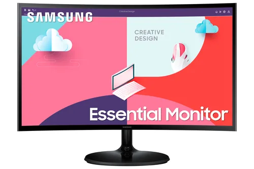 SAMSUNG 61cm 24'' (1920x1080) Samsung S24C364EAU Essential Curved 16 9 4ms HDMI VGA Full HD Black
