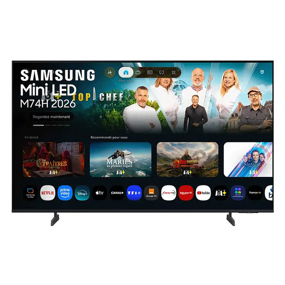 TV Mini LED Samsung TU43M74HAUXXC 43 UHD 4K Gris Titane