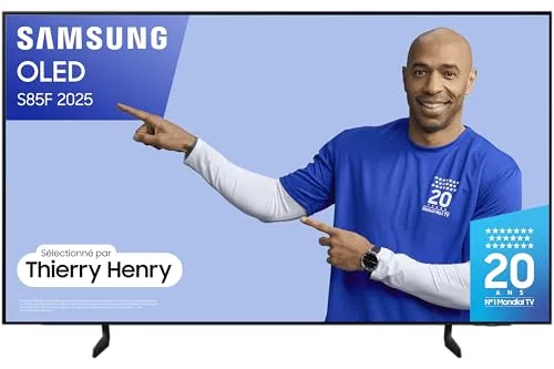TV AI 55S85F OLED 4K 55 pouces (138 cm) Smart TV WiFi 2025 Dolby Atmos Bluetooth Wi Fi Application Voix Tizen
