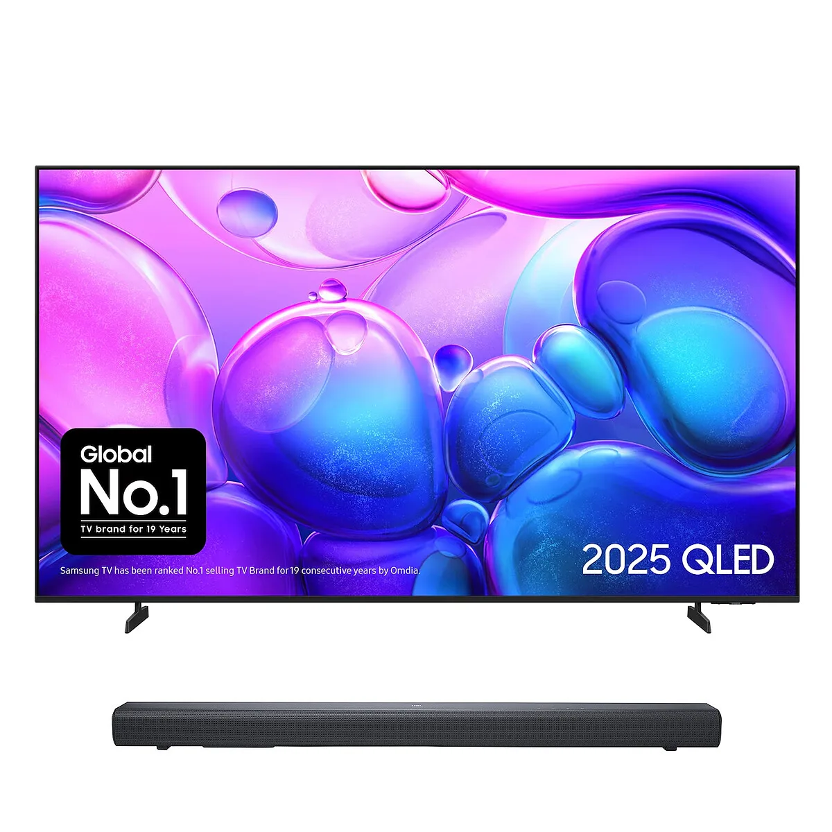 Samsung QLED 55 (1397 cm) TQ55Q6FAAU 4K Ultra HD Smart TV Noir