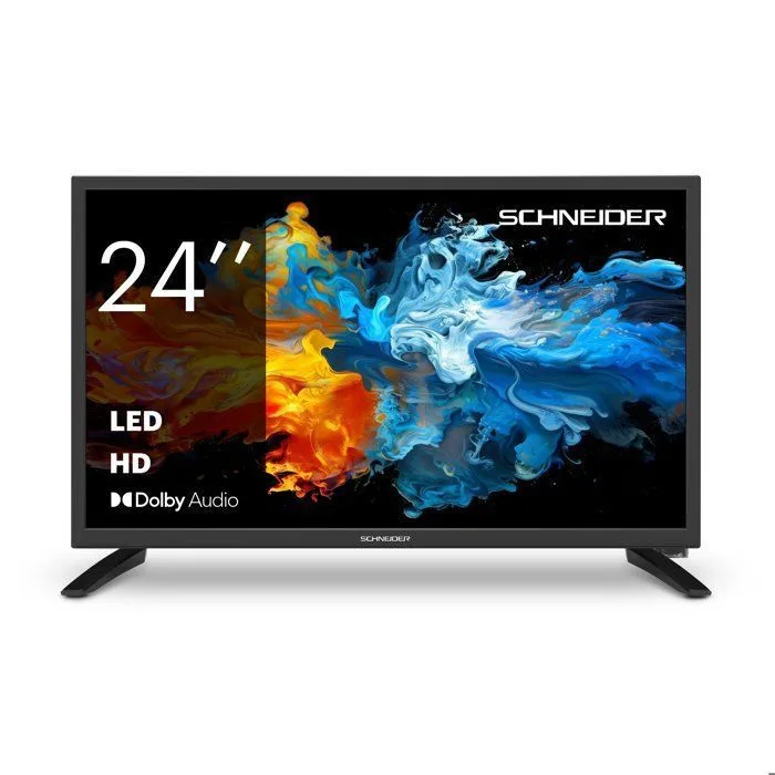 Schneider 24A3VX TV LED HD 24 Direct LED HDMI ARC USB enregistrement