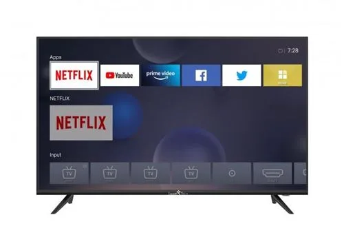 Smart tech 43 4k ultra hd linux smart tv netflix youtube, dolby audio, SMT43F30UV2M1B1