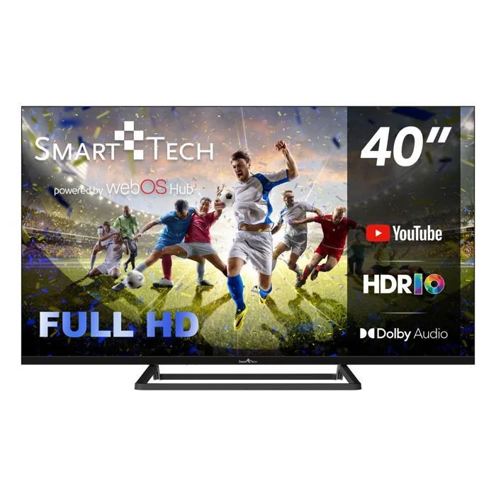 Smart Tech TV LED Full HD 40 (100 cm) Smart TV Web OS 40FW01V3 Netflix Prime Video 3xHDMI 2xUSB DOLBY Audio