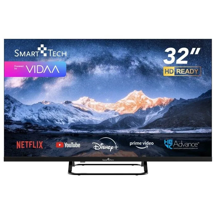 Smart Tech 32HV02V TV 81,3 cm (32 ) HD Smart TV Wifi Noir 180 cd m² Neuf