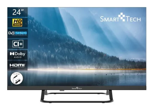 Smart Tech 24HN01VC TV 61 cm (24 ) HD Noir 200 cd m² Neuf