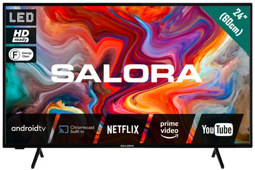TV Salora LED SMART24TV 24 HD 50Hz Smart TV Android TV HDR10 HLG WiFi