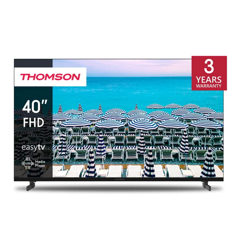 THOMSON 40 (101 cm) LED FHD Téléviseur Easy TV 40FD2S13 2023 Non Smart