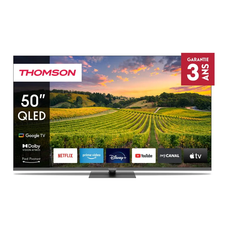 Thomson 50QG5C14 TV 127 cm (50 ) 4K Ultra HD Smart TV Wifi Gris Neuf