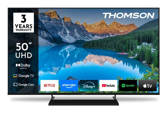 Thomson 50UG5X15 TV LED 50 (126 cm) 4K UHD 3840x2160 Google TV 3xHDMI 2.1 WiFi