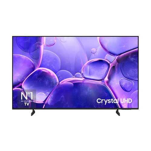 Téléviseur SAMSUNG 55U8075F 55 pouces Crystal UHD 4K Smart TV Bluetooth WiFi AirPlay Crystal Processor 4K HDR Q Symphony Knox Security Gaming Hub Bixby Applications opérateurs intégrées