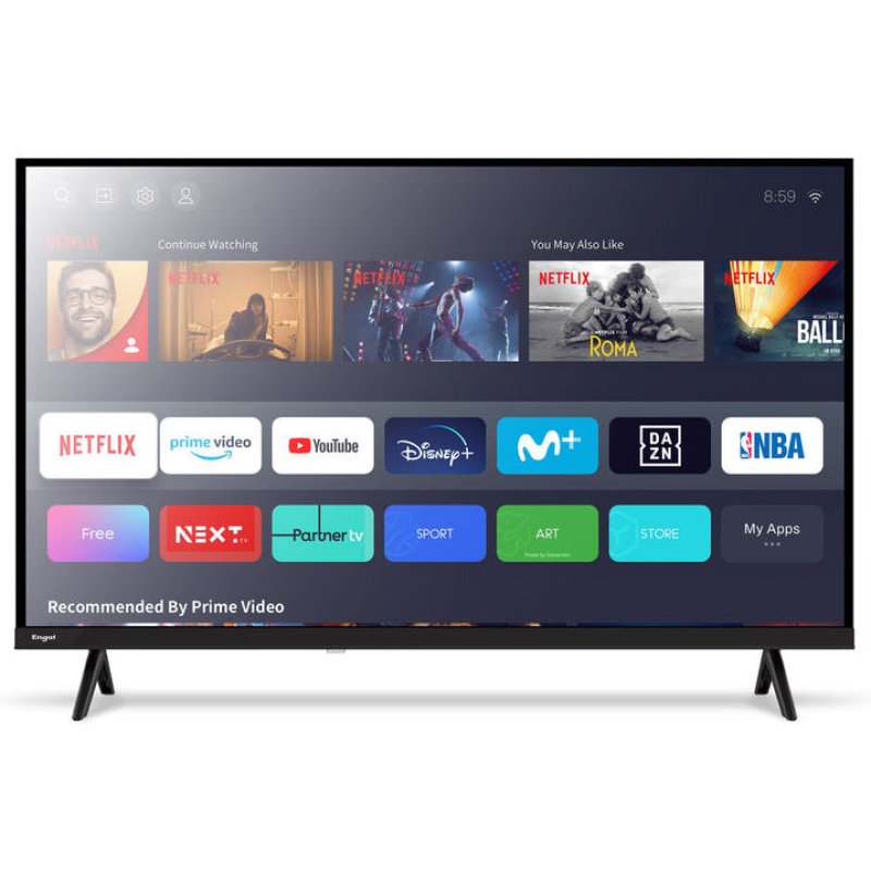 TV Engel LED LE3287SM 32 HD Ready 60Hz Smart TV VIDAA Dolby Audio