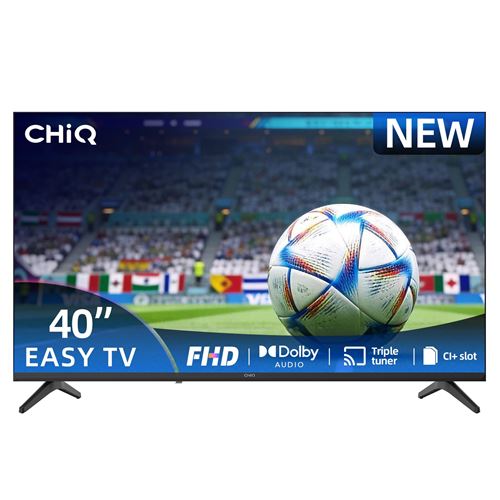 CHiQ 40D210M Easy Series TV non Smart TV LED FHD 40 Pouces (100cm) Sans Bord Classe énergétique E