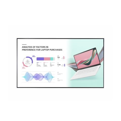 TV LG Dis Public 86UH5J H 86 4K UHD 120Hz HDMI DisplayPort Noir