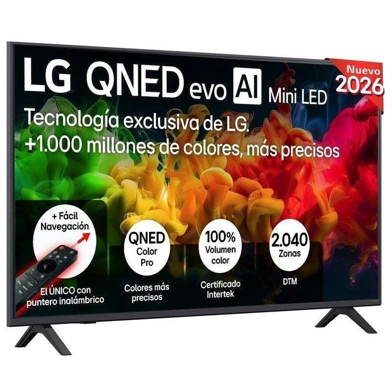 TV LG QNED evo MiniLED 75QNED80B6A 75 4K UltraHD 60Hz Smart TV WebOS HDR10 Pro