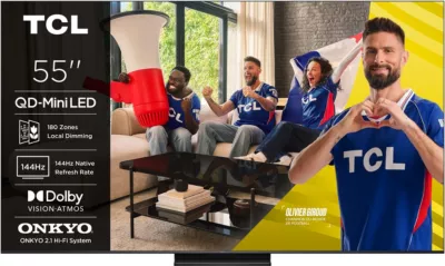 TV Tcl QD Mini LED 55C69K PRO 139 cm 2026