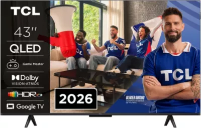 Téléviseur TCL 43P79L QLED 4K Smart Google TV