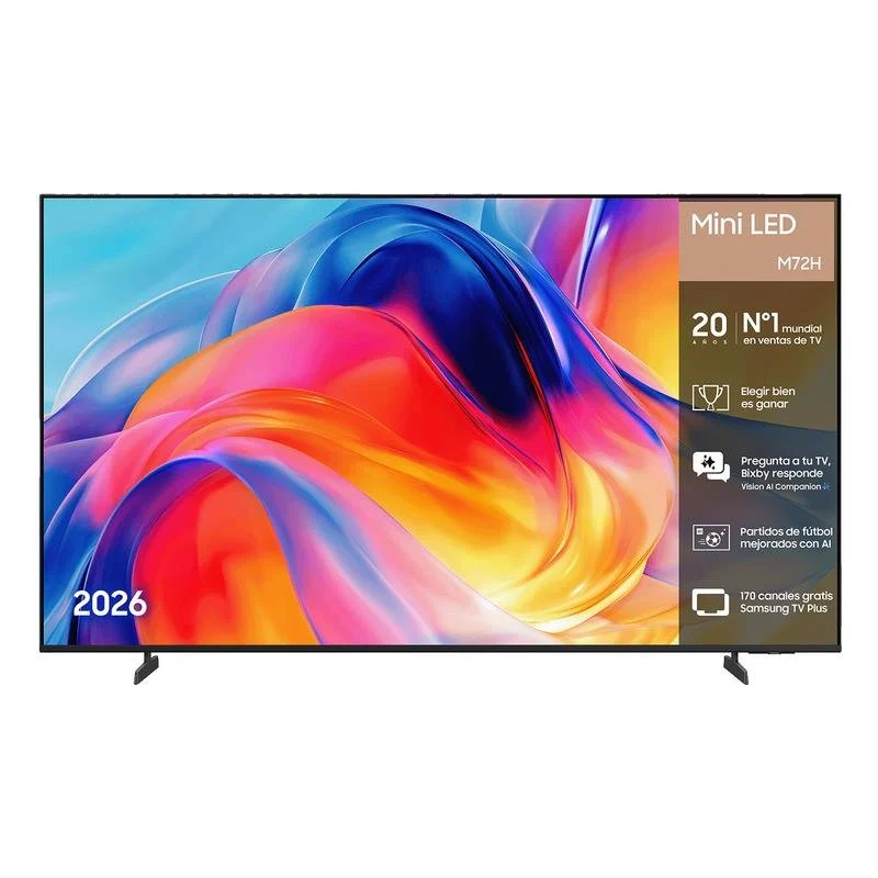 TV Samsung Mini LED TU55M72HAUXXC 55 4K UltraHD 120Hz Smart TV Tizen HDR10 Vision AI