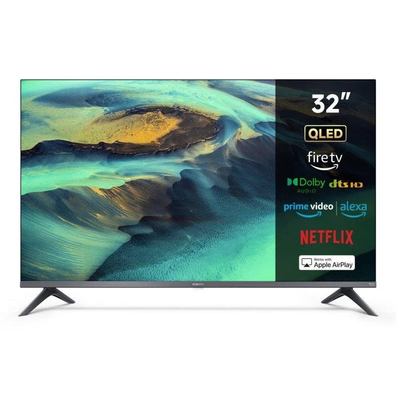 TV Xiaomi QLED F Pro 2026 32 HD 60Hz Smart TV Fire OS HDR10 Dolby Audio