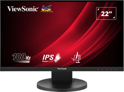 Viewsonic Ecran 22 Noir 1920x1080 SuperClear IPS 100Hz 5ms 250 cd m VGA HDMI D