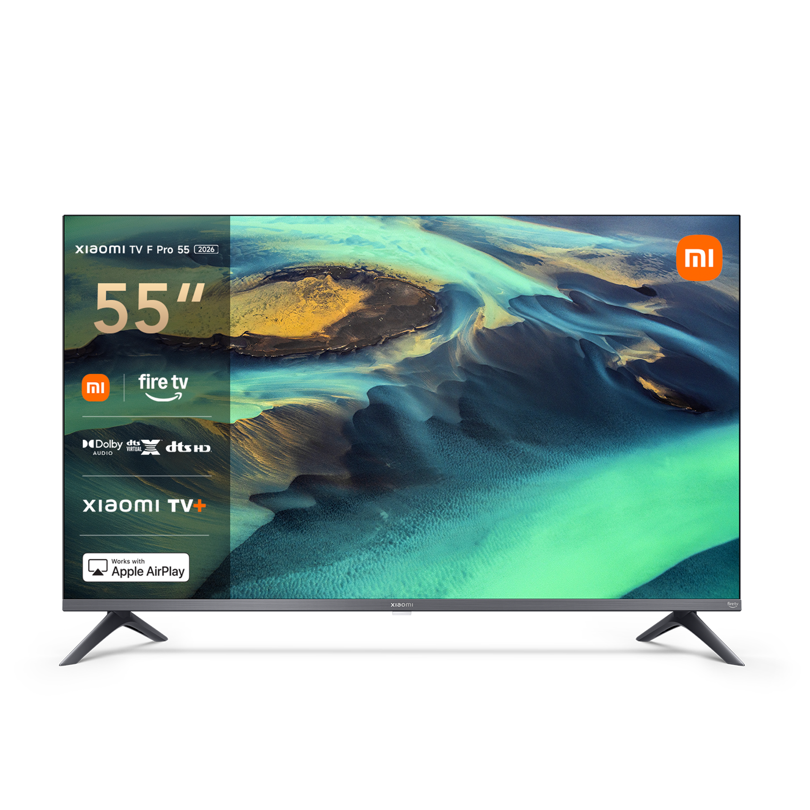 XIAOMI TV F Pro 55 140 cm(55 Pouces) 4K UHD QLED Smart TV Fire TV Contrôle Vocal Alexa HDR10 Game Boost Mode MEMC 2Go 32Go