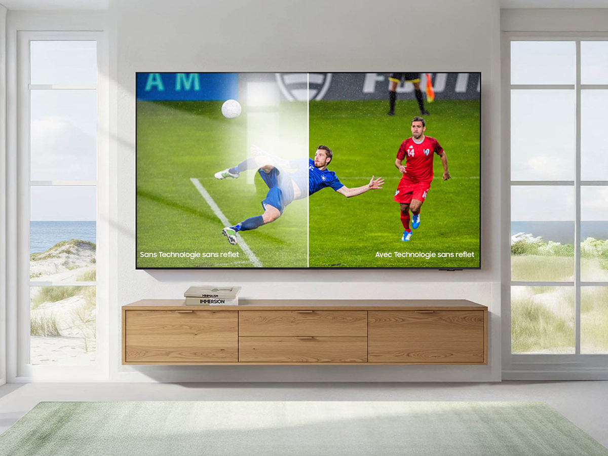 Téléviseur grand format pour le sport en groupe — Samsung Neo QLED