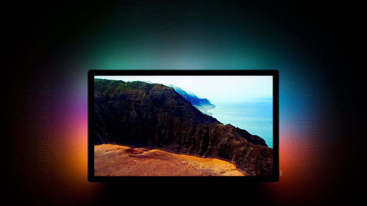 Philips 46PFL9705H Ambilight Spectra 3 — LEDs colorées sur les quatre côtés