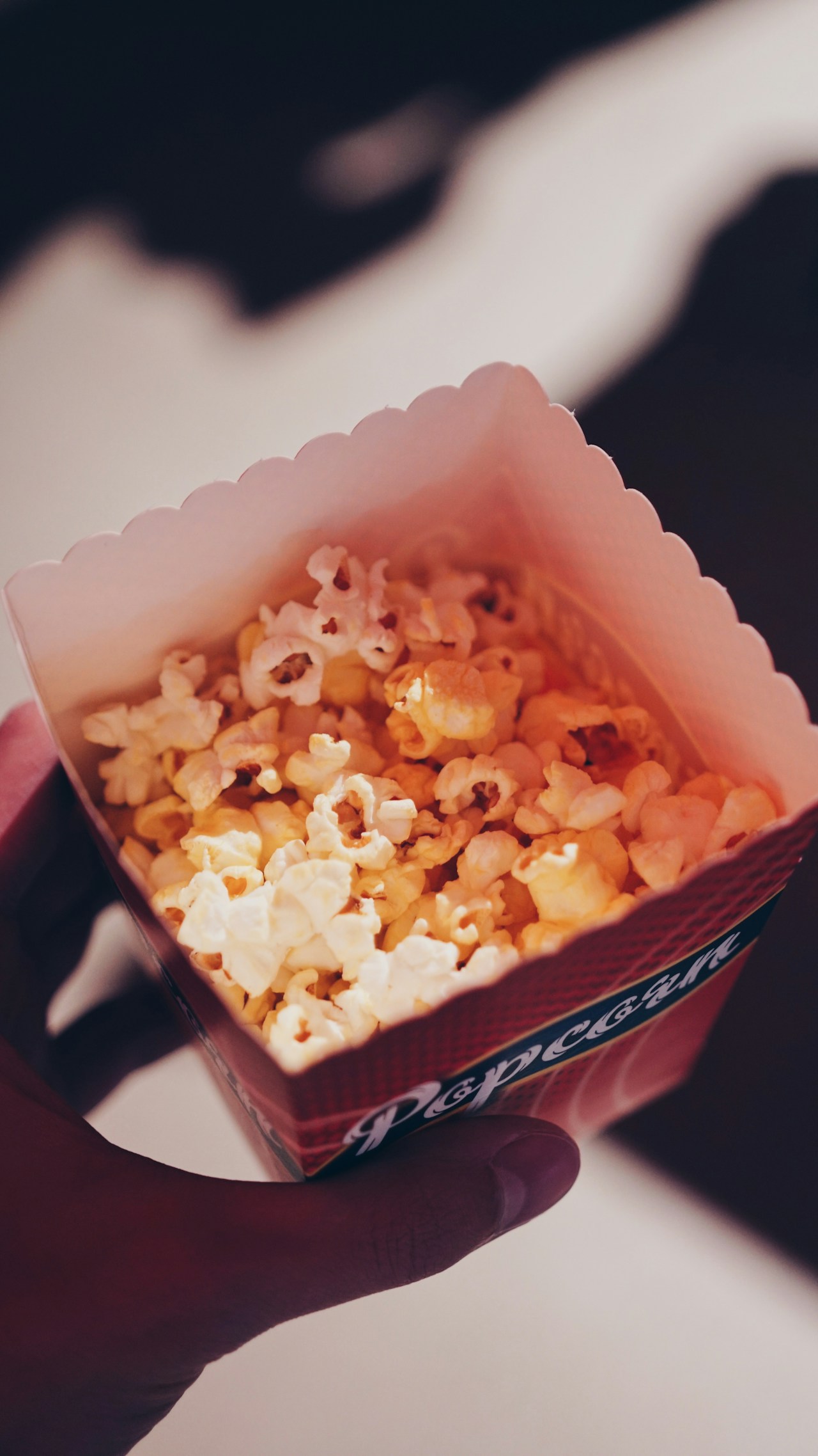 Soiree cinema avec popcorn