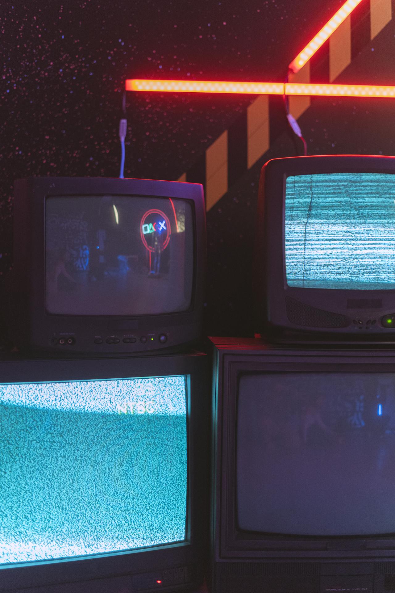 Écran LCD dans un salon familial
